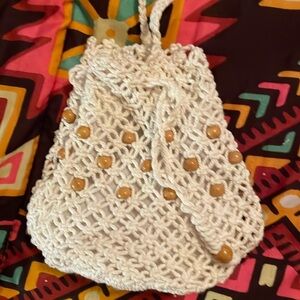 Crochet bucket bag​​